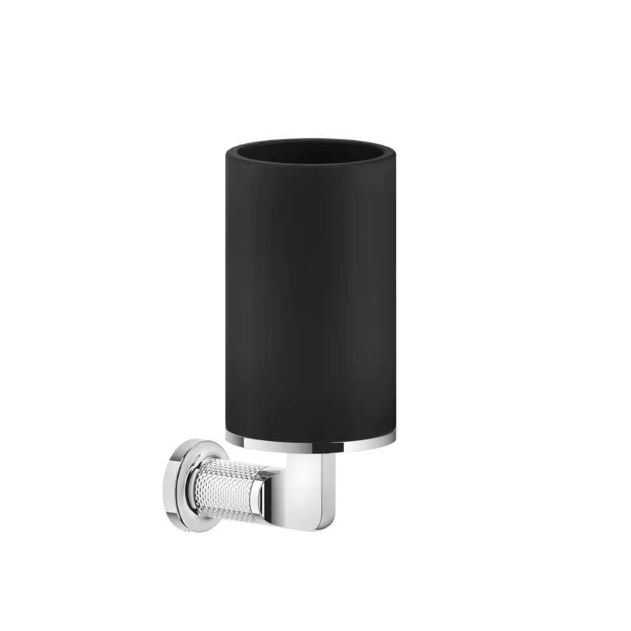 Стакан Gessi Inciso, настенный, черный, Chrome (58508031) - Фото 1