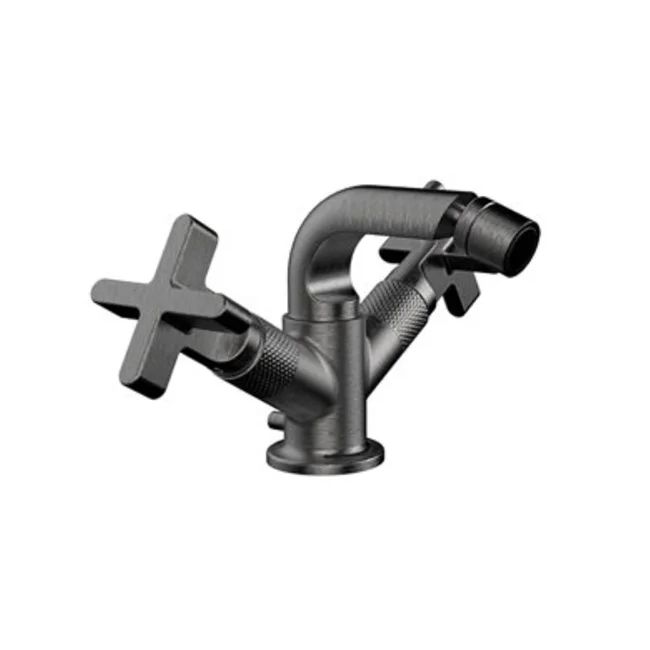 Змішувач для біде Gessi Inciso, Black Metal Bruched PVD (58127707) - Фото 1