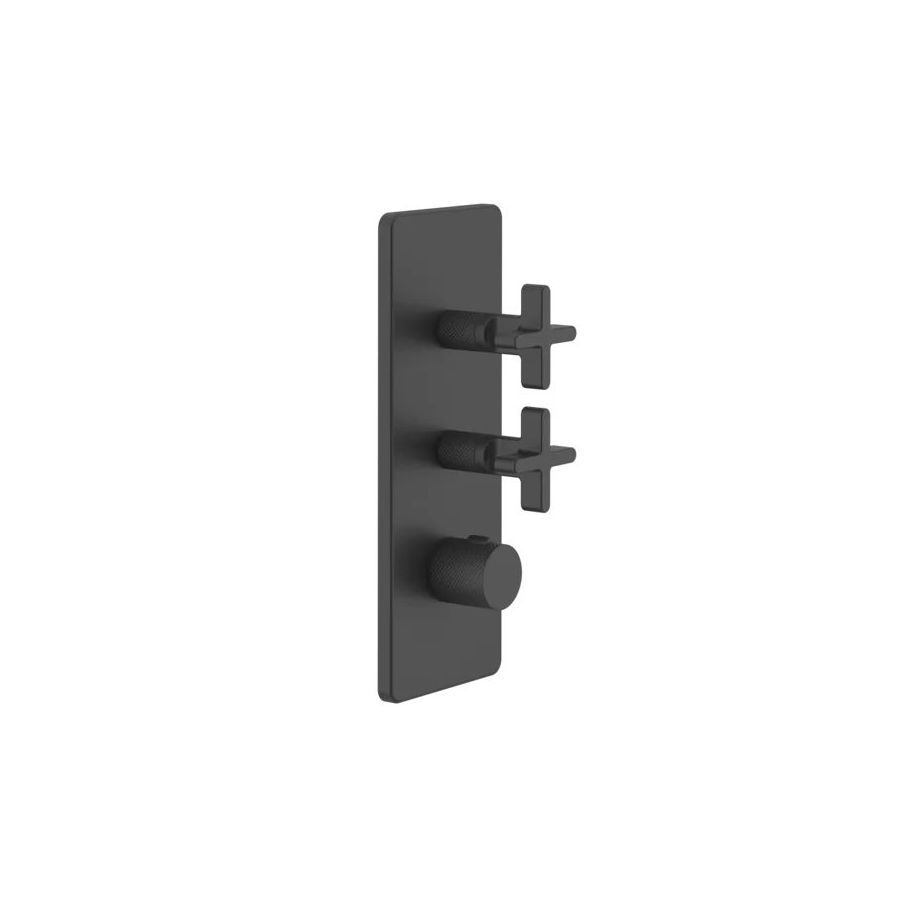 Термостатичний змішувач Gessi Inciso (зовнішня частина), Black XL (58224-299) - Фото 1