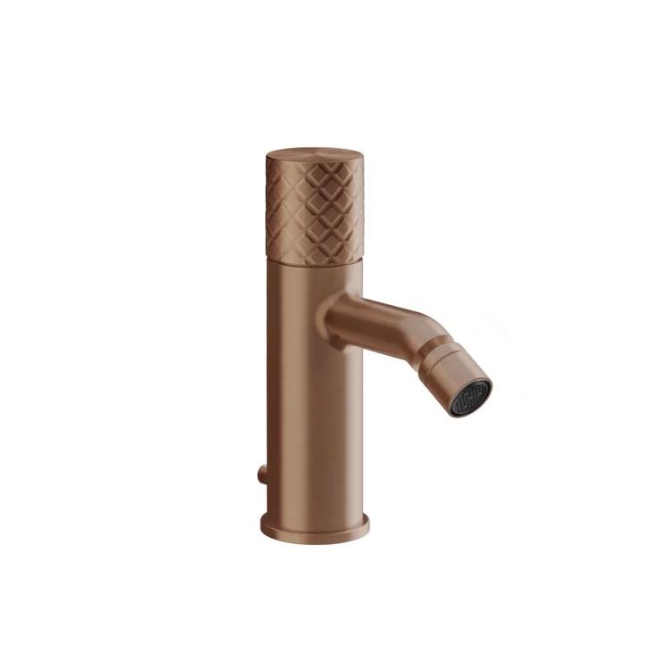 Змішувач для біде Gessi Habito, ручка INTRECCIO, Copper Brushed PVD (70107708) - Фото 1