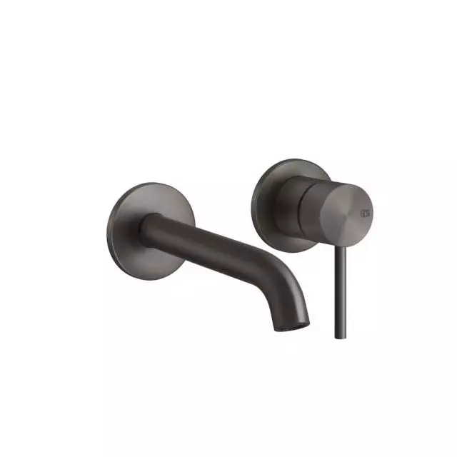 Змішувач для умивальнику Gessi 316, Black Metal Brushed PVD (54086