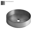 Умывальник на столешницу Gessi Inciso, 40 см, Black Metal Bruched PVD (54601707) - Фото 1