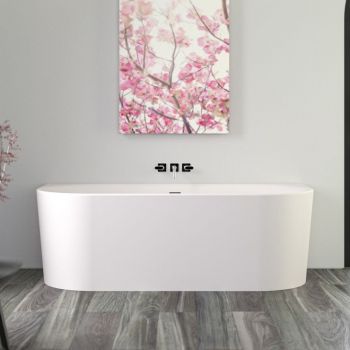 Ванна акрилова Knief Fresh Wall 180x80, білий глянцевий… - Фото №1