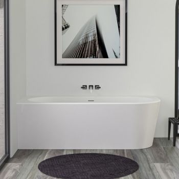 Ванна акрилова Knief Wall CR 180х80, білий глянцевий… - Фото №1