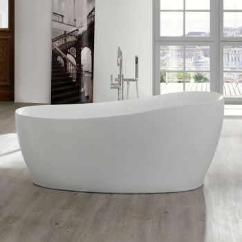 Ванна акрилова Knief Relax з щілинним переливом, 180x85… - Фото №1