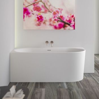 Ванна акриловая угловая Knief Fresh XS Right 155x80х60, щелевой перелив, без г/м, Glossy White (01036WGWG6SCR)