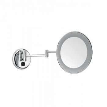 Косметичне дзеркало Bongio Hotellerie On, з підсвічуванням, настінне, Chrome (04042CRLM)
