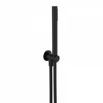 Ручний душ GRB Hydro Black в комплекті з тримачем… - Фото №1