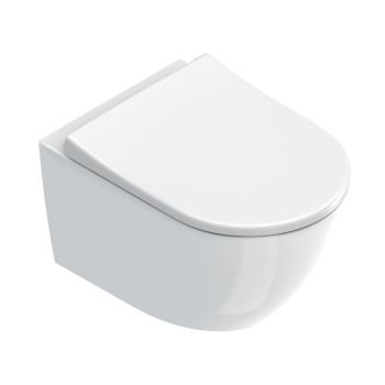 Унитаз подвесной с крышкой Catalano Sfera 50x35, белый… - Фото №1