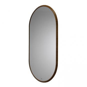 Зеркало овальное Noken Liem 110x60 см, рама из орехового… - Фото №1