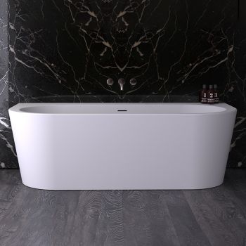 Ванна акриловая Knief Wall XS 165х75 с переливом Slot… - Фото №1