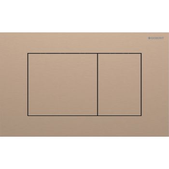 Клавиша смыва Geberit Sigma40 Square, нерж.сталь матовая,… - Фото №1