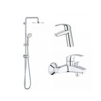 Комплект смесителей Grohe Eurosmart , хром (123246R) - Фото №1
