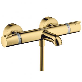 Смеситель для ванны с термостатом Hansgrohe Ecostat Comfort, Polished Gold Optic (13114990)