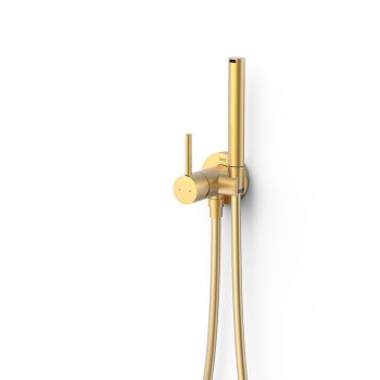 Гигиенический душ Tres Max-Tres со смесителем, золото матовое 24К (134123OM)