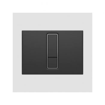 Кнопка подвійного змиву Sanit, чорна (16.751.82..0000) - Фото №1