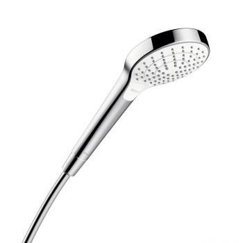 Ручной душ Hansgrohe Croma Select S 110 Vario EcoSmart  9л/мин, белый/хром (26803400)