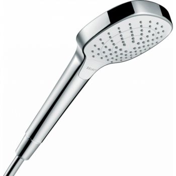 Ручной душ Hansgrohe Croma Select E Vario EcoSmart  9 л/мин, белый/хром (26813400)