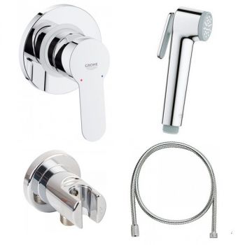 Комплект гигиенического душа Grohe BauEdge, хром (28512001) - Фото №1