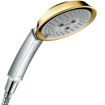 Ручной душ Hansgrohe Raindance Classic 100 3jet, chrome/gold… - Фото №1