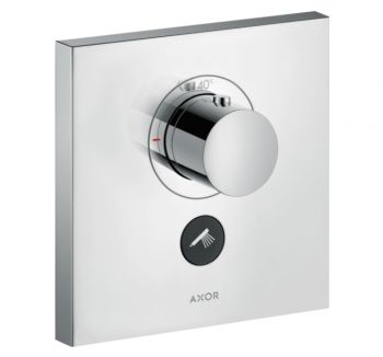 Термостат для душа Axor Shower Select Highflow square на 1 режим и дополнительный выход, хром (36716000)
