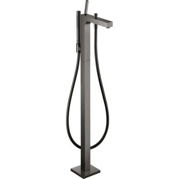 Змішувач підлоговий для ванни AXOR Citterio з ручним душем, чорний хром (39451330)