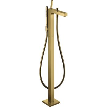 Смеситель напольный для ванны Axor Citterio с ручным душем, золото (39451990)
