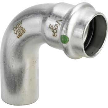 Отвод Viega Sanpress Inox, d=35 мм, 90°, с контуром… - Фото №1