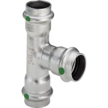 Тройник Viega Sanpress Inox, d=35/15/35 мм, с контуром… - Фото №1
