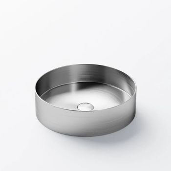 Умивальник на стільницю Steinberg круглий, без переливу,… - Фото №1