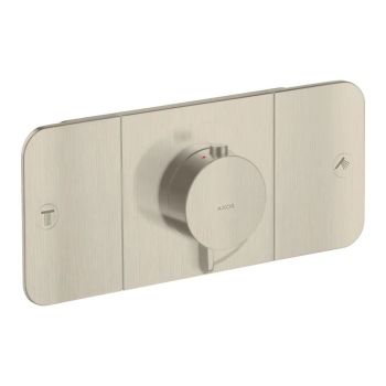 Термостат для душу Axor One, на 2 споживача, Brushed Nickel (45712820)