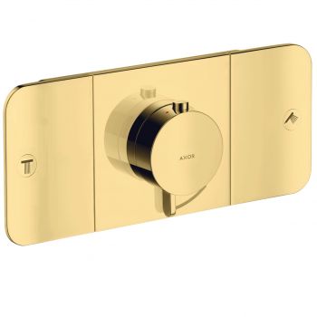 Термостат Axor One на 2 потребителя, Polished Gold Optic (45712990)