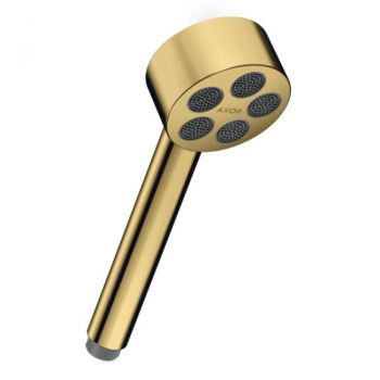 Ручной душ Axor One 75 1jet EcoSmart, полированное золото Optic (48651990)