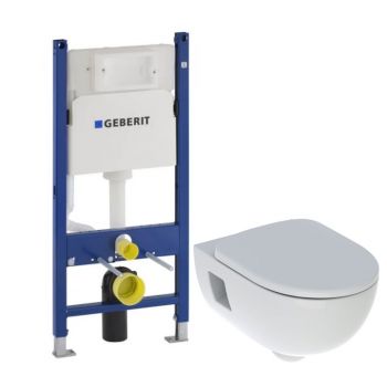 Подвесной унитаз воронковидный Geberit Selnova Rimfree… - Фото №1