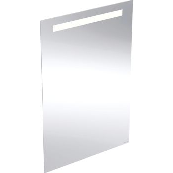 Зеркало с подсветкой Geberit Option Basic Square, подсветка сверху: B=60см, H=90см, алюминий анодированный (502.812.00.1)