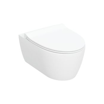 Унитаз подвесной Geberit iCon, TurboFlush с крышкой Geberit Sandwich QuickRelease, белый (503.044.00.1_503.146.01.1)