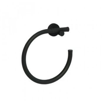 Полотенцедержатель-кольцо Pomdor Eda, черный матовый (562005024)