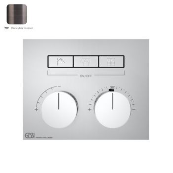 Термостат для душа Gessi Hi-Fi на 3 потребителя (внешняя… - Фото №1