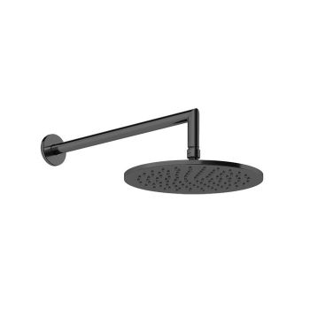 Верхний душ с кронштейном Gessi 250 мм, Black Metal… - Фото №1