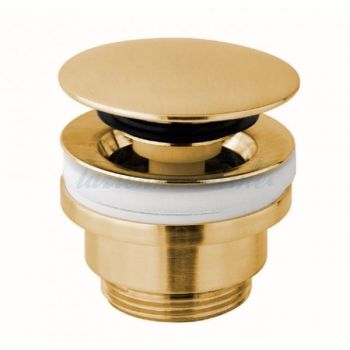 Донный клапан Paffoni Light, брашированное медовое золото (ZSCA050HGSP)