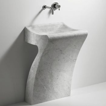 Умивальник окремо стоячий Agape LITO1, White Carrara… - Фото №1