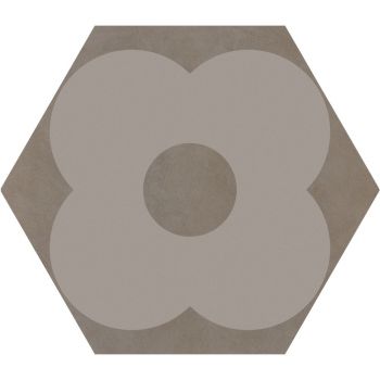 Керамогранит Ornamenta Corebasics Petals Ashgrey Hexagon… - Фото №1