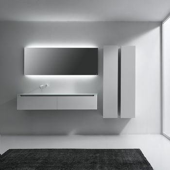 Комплект мебели Falper Edge 160х45х30 см с зеркалом… - Фото №1