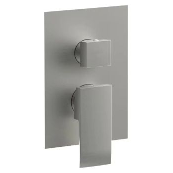 Змішувач для душу Paffoni Elle, 3 споживача, зовнішня частина, Steel looking (ELBOX019ST)