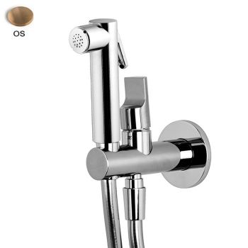 Гигиенический душ Fima Carlo Frattini Collettivita со встроенным смесителем, BRUSHED GOLD (F2320-1NOS)