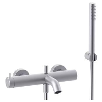 Смеситель для ванны/душа Paffoni Inox Tech, с ручным… - Фото №1