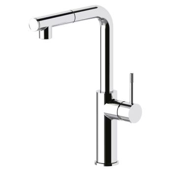 Смеситель для кухни Paffoni Jolly, с выдвижным душем… - Фото №1