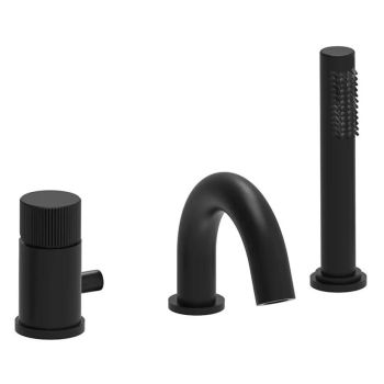 Змішувач на борт ванни Paffoni JO, чорний матовий… - Фото №1