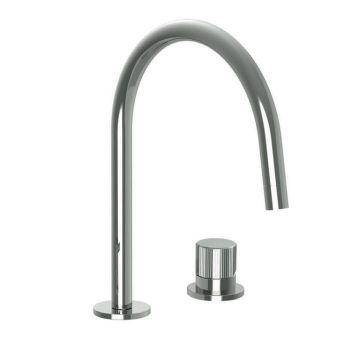 Змішувач для умивальника Paffoni JO на 2 отвори, Clic-Clac… - Фото №1