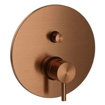 Змішувач для душу Paffoni Light, на 2 виходи, Brushed… - Фото №1